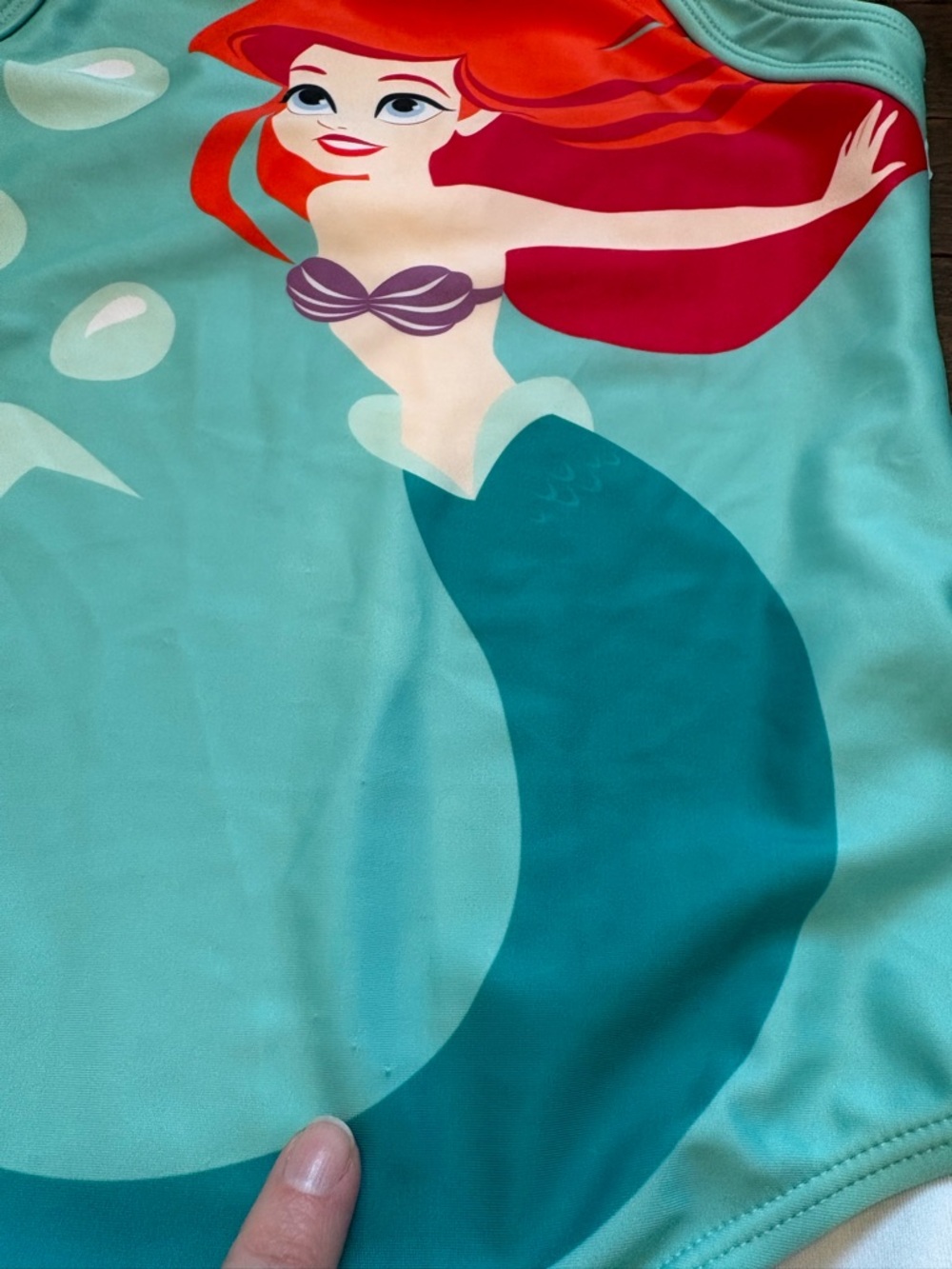 Hanna Andersson Disney Ariel The Little Mermaid Swimsuit 12 150 - Picture 5 of 7